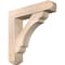 Ekena Millwork Olympic Craftsman Smooth Bracket w/ Offset Brace, Douglas Fir, 7 1/2"W x 34"D x 34"H BKT0806X34X34OLY04SDF - alternate 1